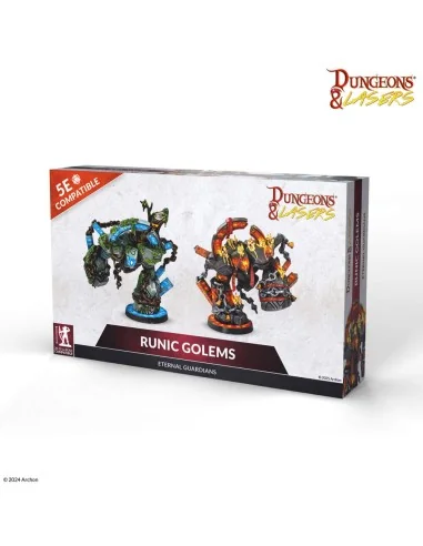 Dungeons & Lasers Miniatures: RUNIC GOLEMS - Archon Studio DNL0100