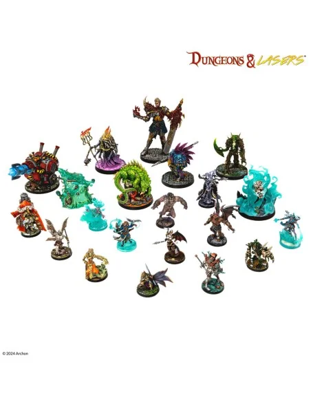Dungeons & Lasers Miniatures: VICTIMS OF INSANITY - Archon Studio D...