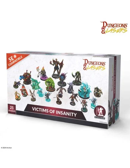 Dungeons & Lasers Miniatures: VICTIMS OF INSANITY - Archon Studio D...