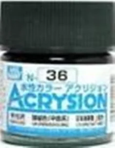 Mr Hobby -Gunze Acrysion (10 ml) IJN Green (Nakajima) - Mr Hobby - ...