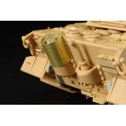 King Tiger Porsche Turret Exhaust shroud, 1/48 - Hauler HLX48171