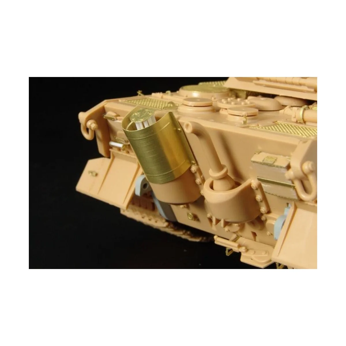 King Tiger Porsche Turret Exhaust shroud, 1/48 - Hauler HLX48171