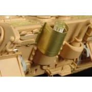 King Tiger Porsche Turret Exhaust shroud, 1/48 - Hauler HLX48171