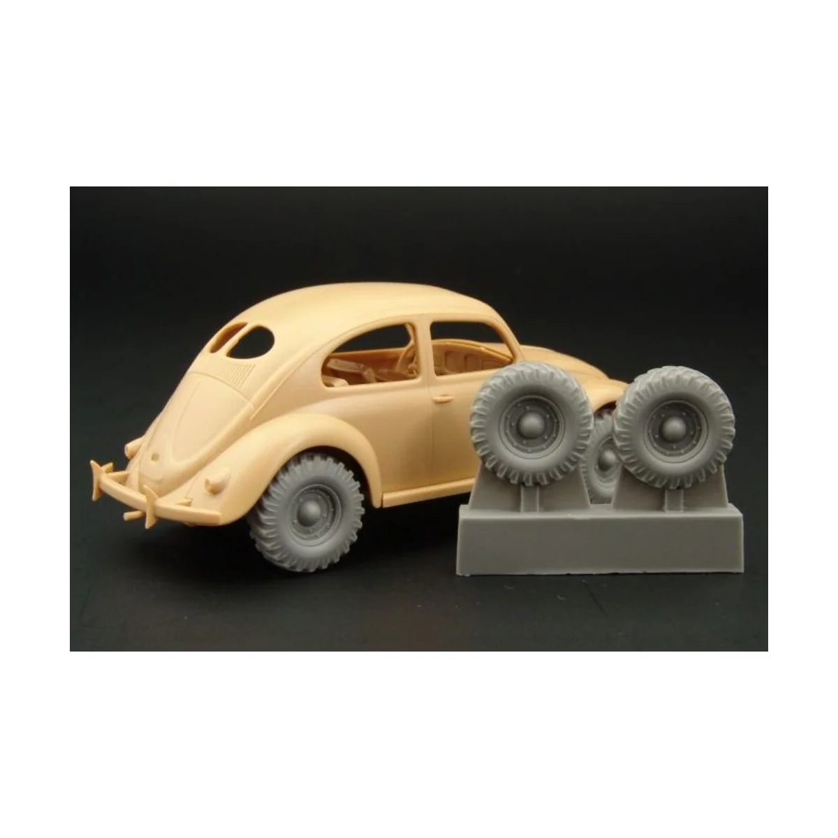 4x4 wheels for VW type 82E Kafer, 1/48 - Hauler HLX48173