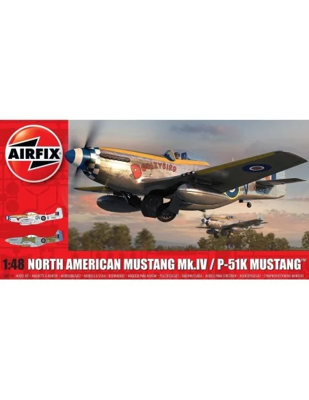 North American Mustang Mk.IV/P-51K Mustang, 1/48 - Airfix A05137