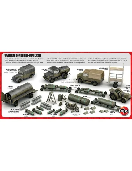 WWII Bomber Re-Supply Set, 1/72 - Airfix A05330