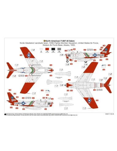 North American F-86F Sabre, 1/48 - Airfix A08111