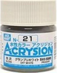 Mr Hobby -Gunze Acrysion (10 ml) Off White - Mr Hobby - Gunze N-021