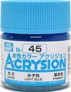 Mr Hobby -Gunze Acrysion (10 ml) Light Blue - Mr Hobby - Gunze N-045