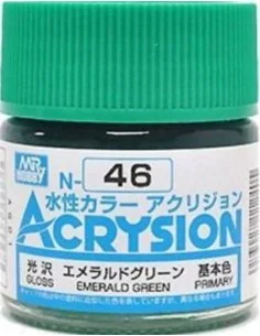 Mr Hobby -Gunze Acrysion (10 ml) Emerald Green - Mr Hobby - Gunze N...