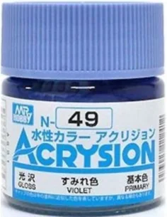 Mr Hobby -Gunze Acrysion (10 ml) Violet - Mr Hobby - Gunze N-049