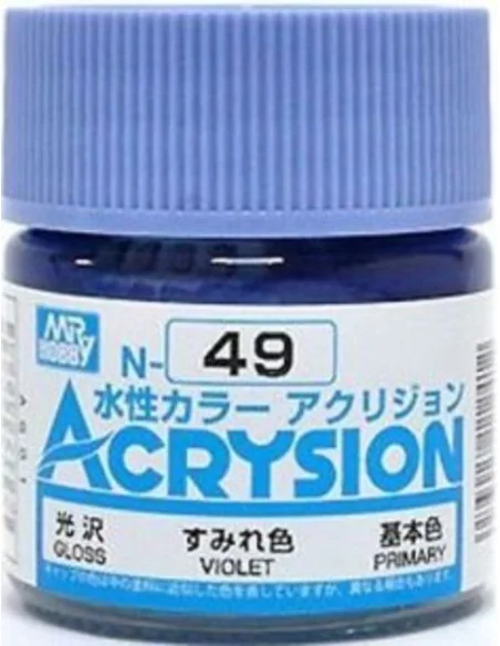Mr Hobby -Gunze Acrysion (10 ml) Violet - Mr Hobby - Gunze N-049