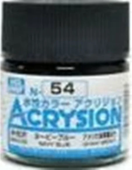 Mr Hobby -Gunze Acrysion (10 ml) Navy Blue - Mr Hobby - Gunze N-054