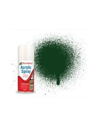 HUMBROL ACRYLIC HOBBY SPRAY 150ML No 3 Brunswick Green ''513'' of t...