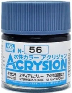 Mr Hobby -Gunze Acrysion (10 ml) Intermediate Blue - Mr Hobby - Gun...