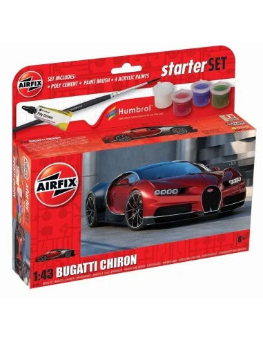 Small Starter Set NEW Bugatti Chiron, 1/43 - Airfix A55005