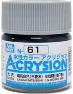 Mr Hobby -Gunze Acrysion (10 ml) IJN Gray (Mitsubishi) - Mr Hobby -...