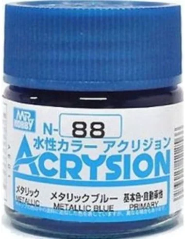 Mr Hobby -Gunze Acrysion (10 ml) Metallic Blue - Mr Hobby - Gunze N...