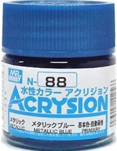 Mr Hobby -Gunze Acrysion (10 ml) Metallic Blue - Mr Hobby - Gunze N...