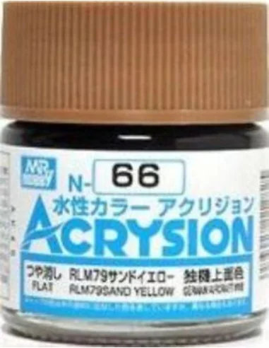 Mr Hobby -Gunze Acrysion (10 ml) RLM79 Sand Yellow - Mr Hobby - Gun...