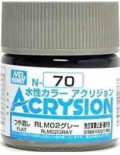 Mr Hobby -Gunze Acrysion (10 ml) RLM02 Gray - Mr Hobby - Gunze N-070