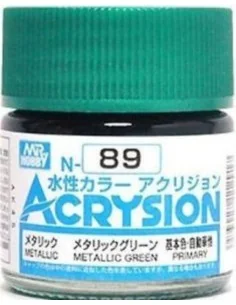 Mr Hobby -Gunze Acrysion (10 ml) Metallic Green - Mr Hobby - Gunze ...