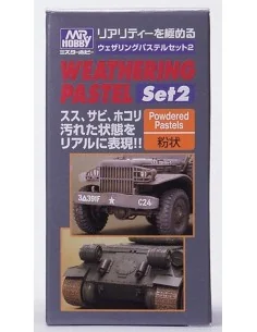 Mr Hobby -Gunze Weathering Pastel Set 2 (15 g x 3) - Mr Hobby - Gun...