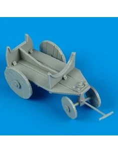 German WWII support cart for external fuel tank, 1/48 - Quickboost ... 2
