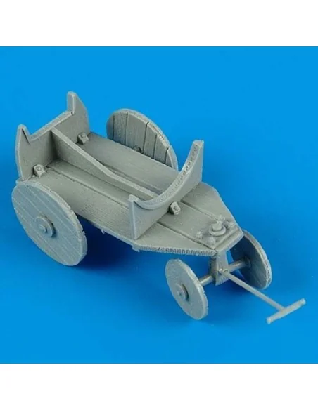 German WWII support cart for external fuel tank, 1/48 - Quickboost ...