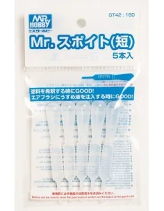 Mr Hobby -Gunze Mr. Dropper (short type) 5 pcs/1 package - Mr Hobby...