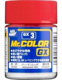 Mr Hobby -Gunze Mr. Color GX (18 ml) Harmann Red - Mr Hobby - Gunze...