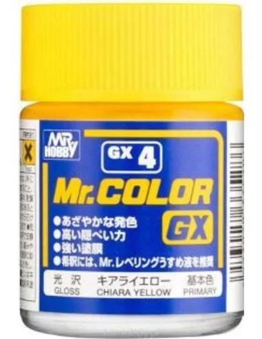 Mr Hobby -Gunze Mr. Color GX (18 ml) Chiara Yellow - Mr Hobby - Gun...