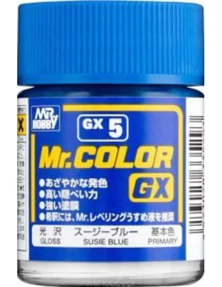 Mr Hobby -Gunze Mr. Color GX (18 ml) Susie Blue - Mr Hobby - Gunze ...