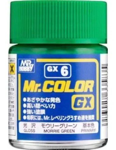Mr Hobby -Gunze Mr. Color GX (18 ml) Morrie Green - Mr Hobby - Gunz...