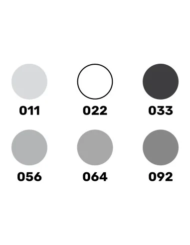 Acrylic Colour Set Civil Aircraft 6 x 12 ml + Brush - Heller 9401