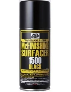 Mr Hobby -Gunze Mr. Finishing Surfacer Acer 1500 Black (170 ml) - M...