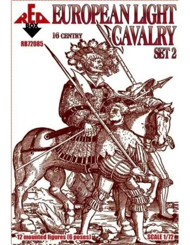 European light cavalry, 16th century, set2, 1/72 - Red Box RB72085