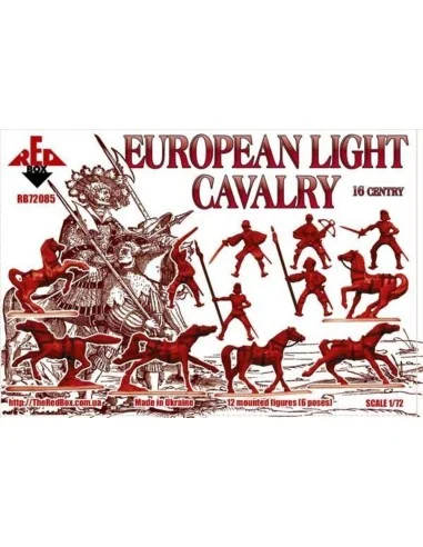 European light cavalry, 16th century, set2, 1/72 - Red Box RB72085