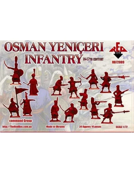 Osman Yeniceri inantry, 16-17th century, 1/72 - Red Box RB72089