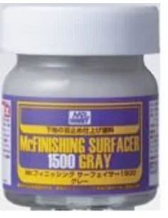 Mr Hobby -Gunze Mr. Finishing Surfacer 1500 Gray (40 ml) - Mr Hobby...