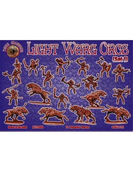 Light Warg Orcs, 1/72 - ALLIANCE ALL72009