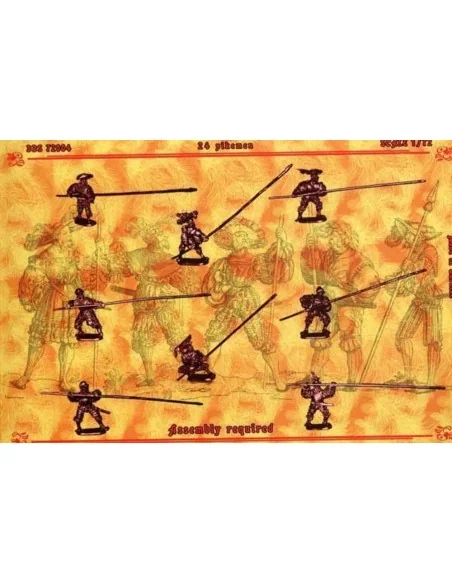 Landsknechts, XVI-XVII century, set 2, 1/72 - DDS DDS72004