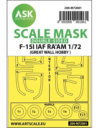 F-15I IAF RA´AM double-sided painting mask for Great Wall Hobby, 1/...