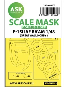 F-15I Ra'am double-sided painting mask for Great Wall Hobby, 1/48 -...