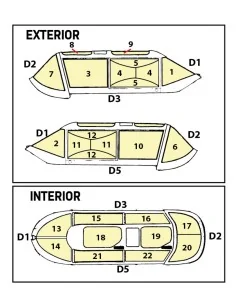 De Havilland Chipmunk T.10 double-sided painting mask for Airfix, 1... 2