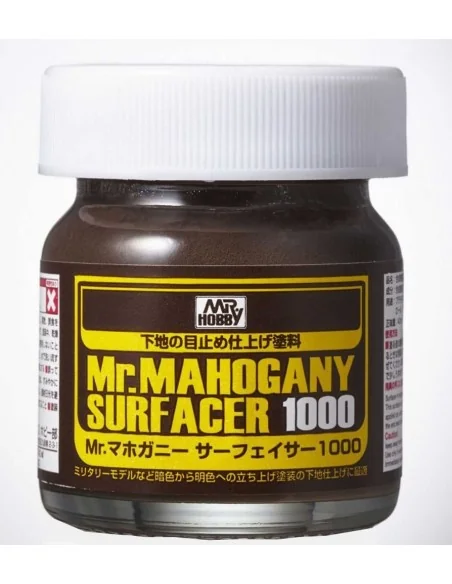 Mr Hobby -Gunze Mr. Mahogany Surfacer 1000 (40 ml) - Mr Hobby - Gun...
