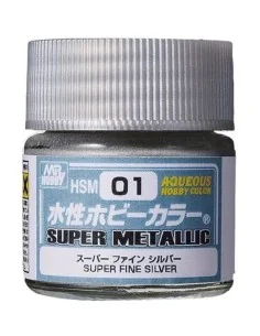 Mr Hobby -Gunze Aqueous Hobby Super Metallic Colors (10 ml) - Mr Ho...