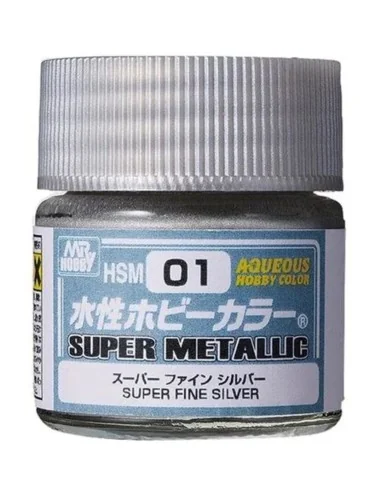 Mr Hobby -Gunze Aqueous Hobby Super Metallic Colors (10 ml) - Mr Ho...