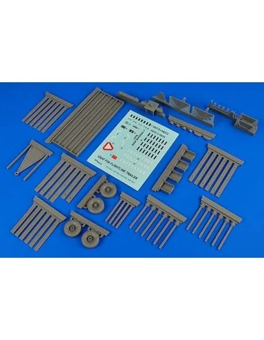 USAF F-2A Flightline trailer (steel platform with racks), 1/32 - Ae...