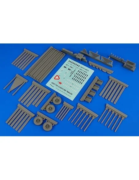 USAF F-2A Flightline trailer (steel platform with racks), 1/32 - Ae...